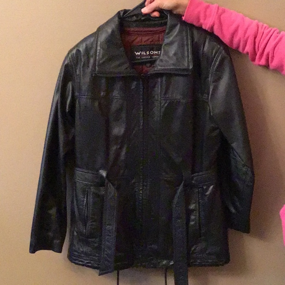 Women’s leather coat